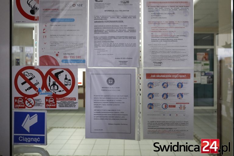 Zakaz odwiedzin w szpitalach w Świdnicy i Świebodzicach