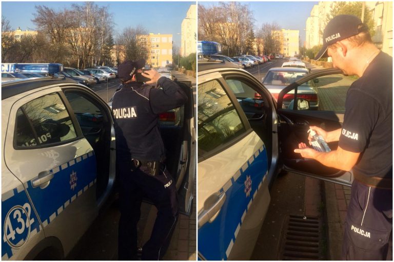 Świdniccy policjanci kontrolują osoby objęte kwarantanną