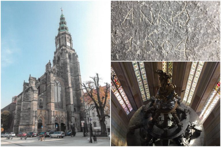 XVII-wieczne „tu byłem” wydrapane na ścianie katedry. Napisy pomogą ustalić wiek części dekoracji [FOTO]