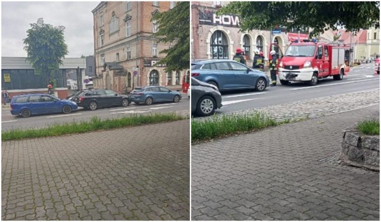 Stłuczka czterech aut na Wrocławskiej
