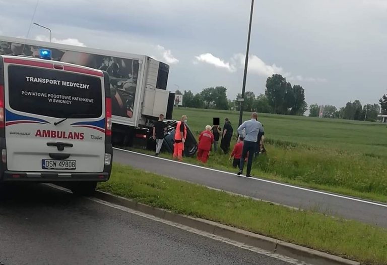 Wypadek na krajowej 35-tce
