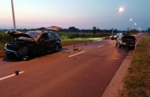 Zderzenie na osiedlu Zawiszów