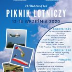 piknik lotniczy 2020 Swiebodzice plakat