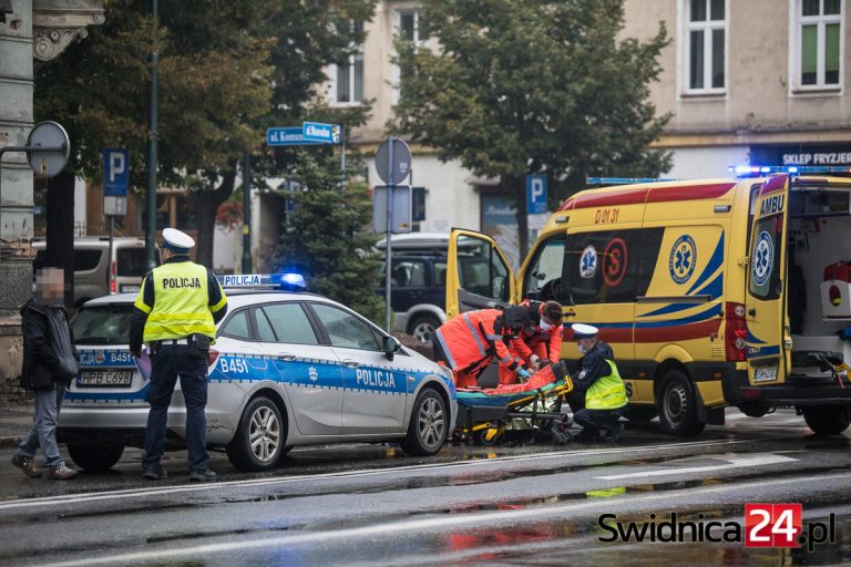 Potrącenie pieszej na Muzealnej