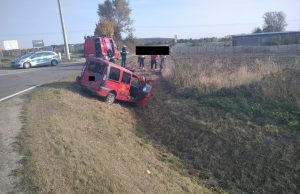 Wypadek na krajowej piątce w Strzegomiu
