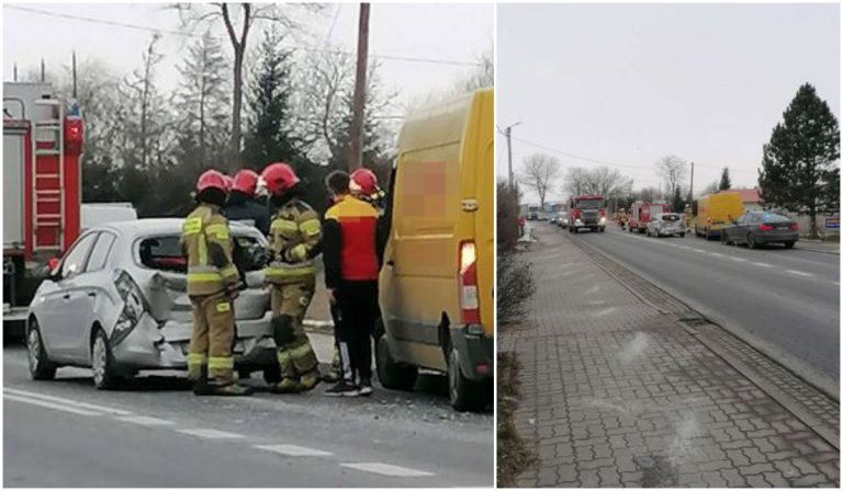 Zderzenie dwóch pojazdów w Słotwinie [FOTO]