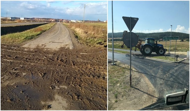 Ciągnikiem po nowej ścieżce rowerowej. „To nic innego jak akt wandalizmu”