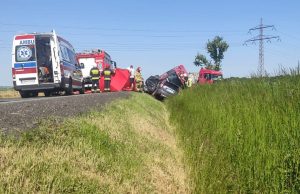 Czołowe zderzenie na krajowej piątce. Jedna osoba nie żyje