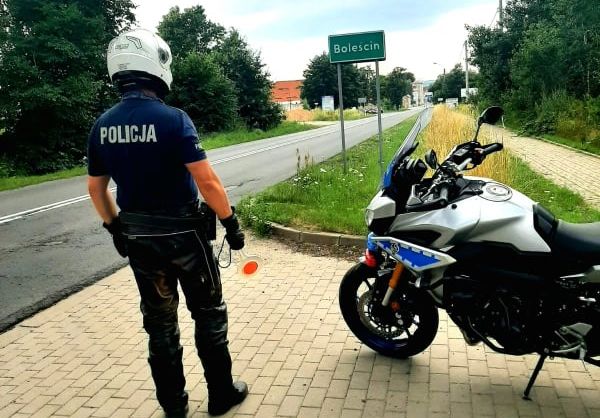 Policja kontrolowała motocyklistów