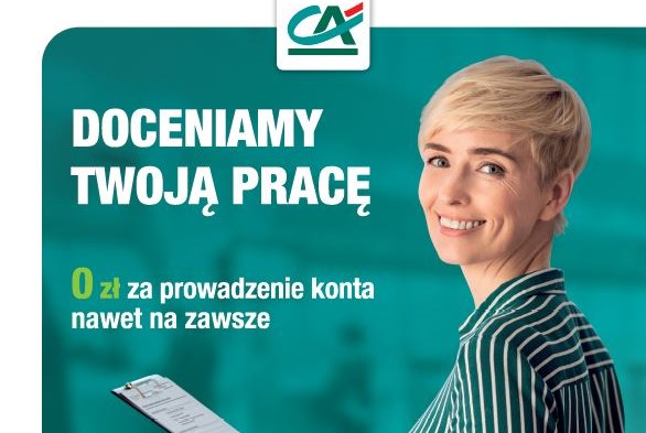 Pracujesz w urzędzie? Bank Credit Agricole da Ci konto za darmo