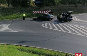 Uderzył w motorowerzystę