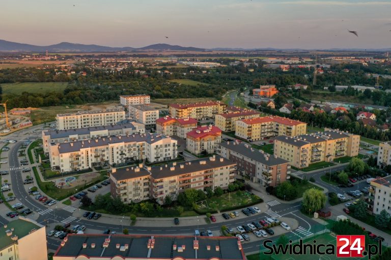 Świdnica z drona – ul. Bogusza Stęczyńskiego [FOTO]