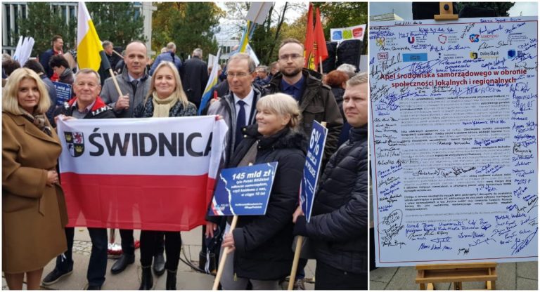 Samorządowcy wystąpili z apelem w sprawie Polskiego Ładu. „Mówimy «nie» ograniczaniu kompetencji i wolności społeczności lokalnych” [FOTO]