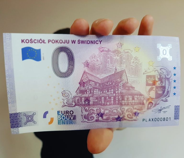 Świdnicki Kościół Pokoju na kolekcjonerskim banknocie