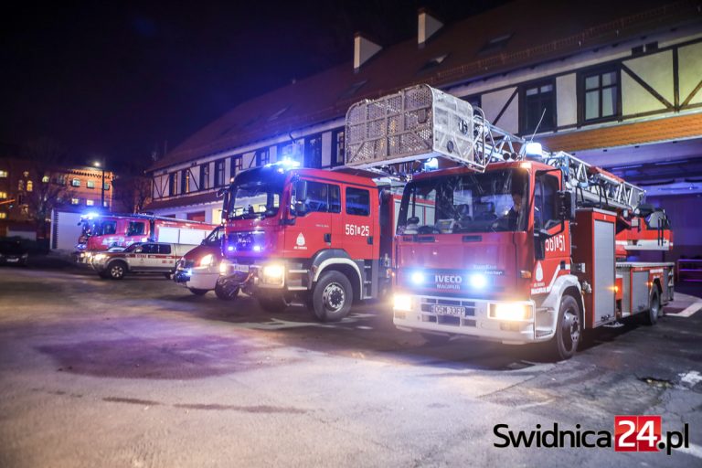 Jedenaście interwencji straży pożarnej na obszarze województwa w związku z intensywnymi opadami