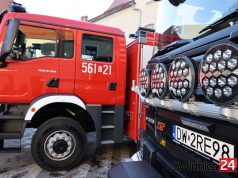 Nocny pożar przy placu Drzymały. Ewakuowano mieszkańców