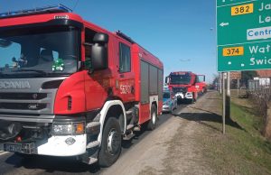 Potrójna kolizja na krajowej „piątce” w Strzegomiu