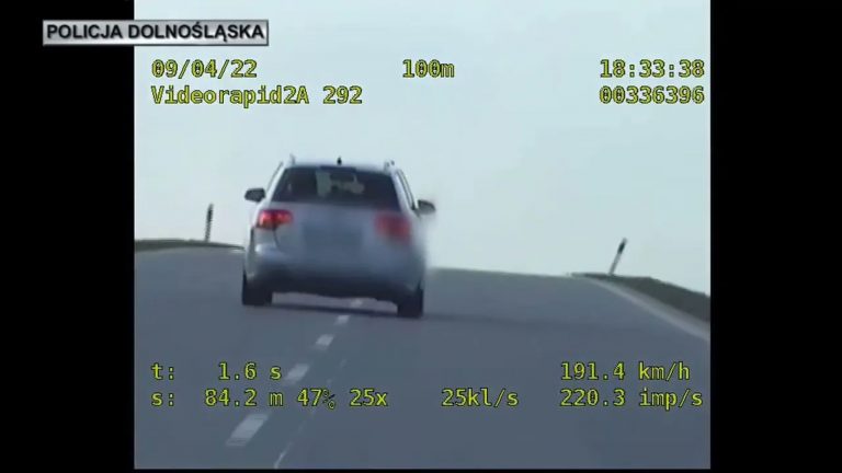 191 km/h po „łączniku”. Policyjna grupa „Speed” kontra piraci drogowi [VIDEO]