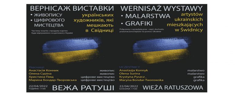 Wystawa ukraińskich artystów w świdnickiej wieży ratuszowej