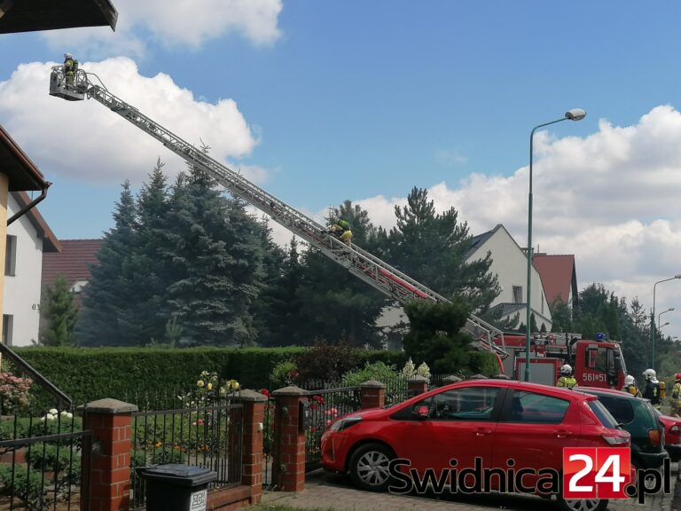 Pożar na Bobrzańskiej [FOTO]