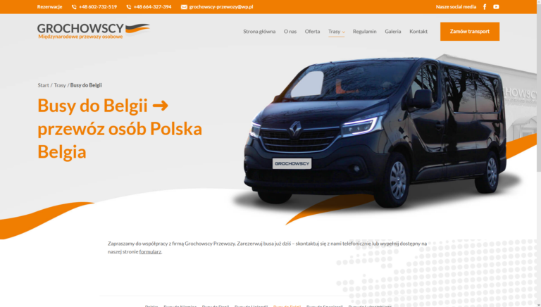 Busem do Belgii – polecana firma transportowa