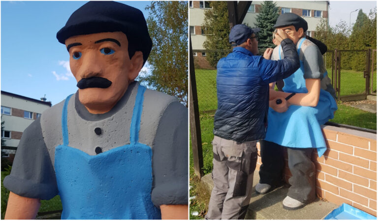 „Srający chłopek” odświeżony [FOTO]