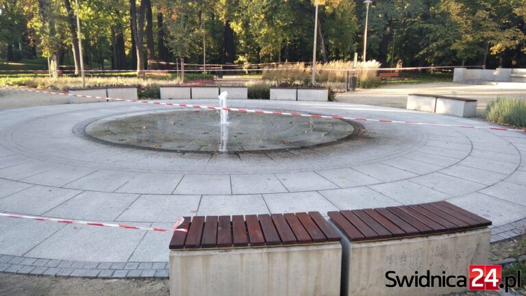 Fontanna i część Parku Sikorskiego wyłączone z użytku