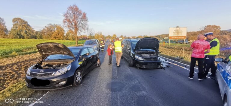 Zderzenie czterech aut na „trzydziestce piątce” [FOTO]