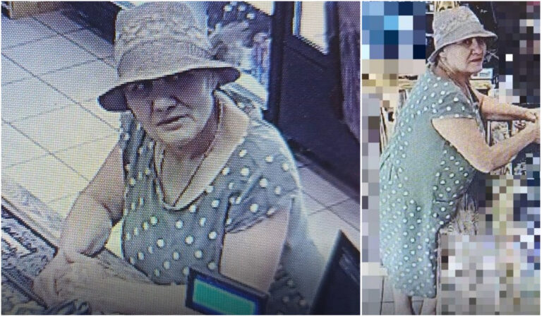 Seniorka poszukiwana przez policję w sprawie zuchwałej kradzieży [FOTO]