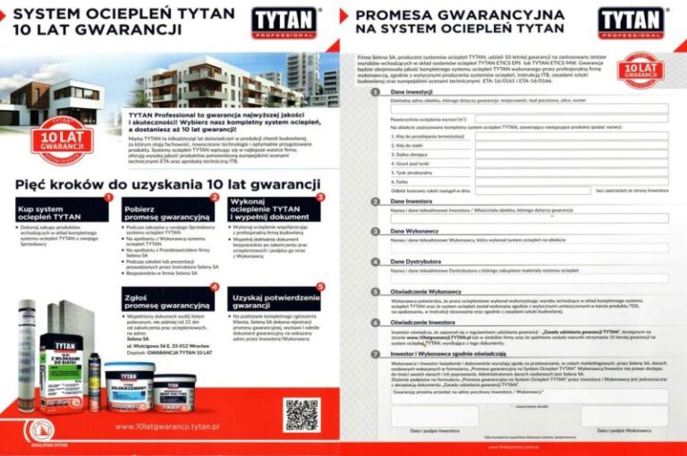 Gwarancje producenckie a serwis elewacji