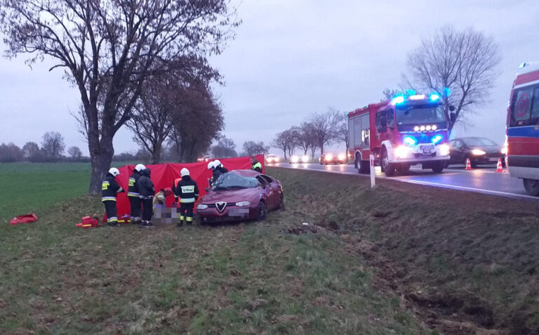 Tragiczny wypadek na krajowej „trzydziestce piątce”. Zginął kierowca