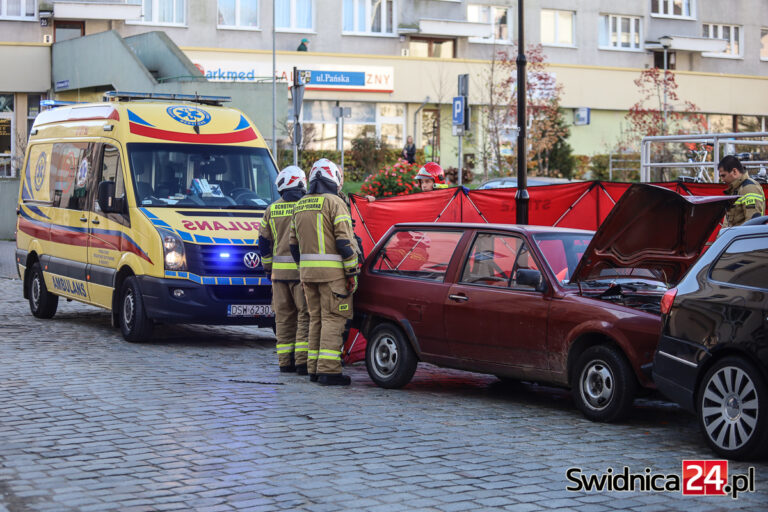 Zasłabł za kierownicą w centrum Świdnicy