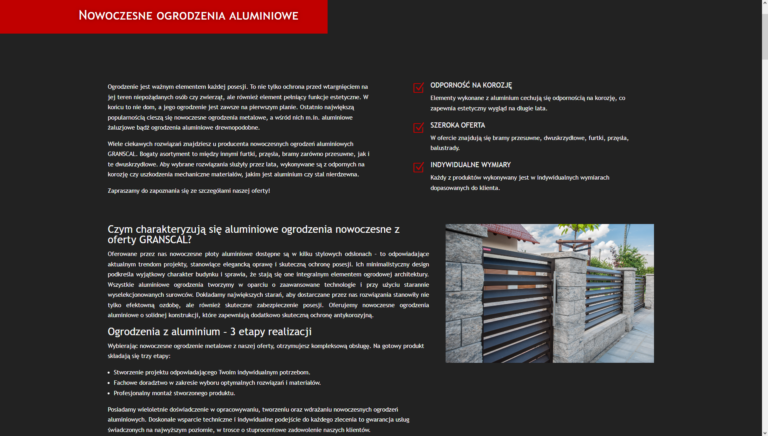 Ogrodzenia aluminiowe i ich zalety