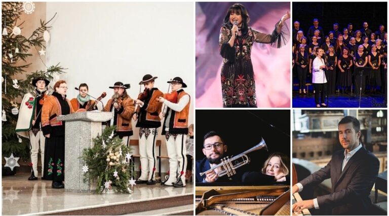 Radosne kolędowanie w Świdnicy i powiecie świdnickim. Koncerty z Dzikim Chórem, góralską kapelą i Krystyną Giżowską