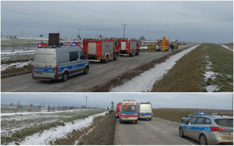 Wypadek na łączniku. Przejazd zablokowany [Aktualizacja]