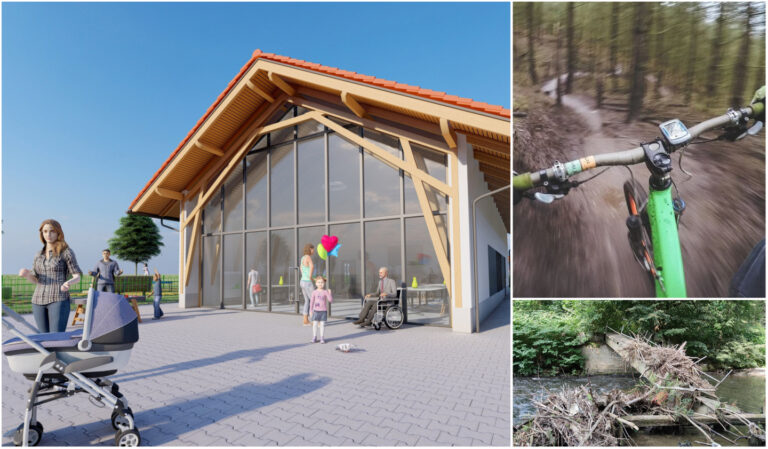 Będzie można wyszaleć się na rowerze lub wybrać na przejażdżkę na nową kładkę nad Bystrzycą. Turystyczne inwestycje w gminie Świdnica