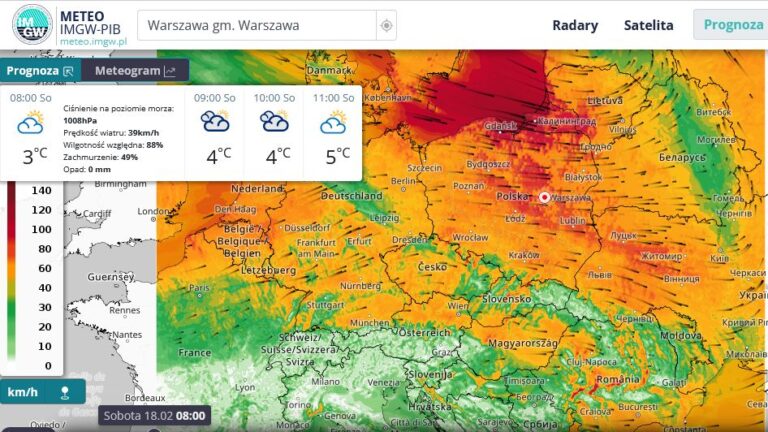 Wiatr nie wyrządził szkód. Synoptycy utrzymują ostrzeżenie