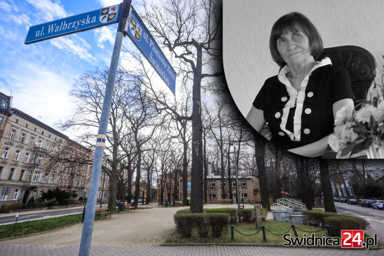 Krystyna Lasek została patronem świdnickiego skweru