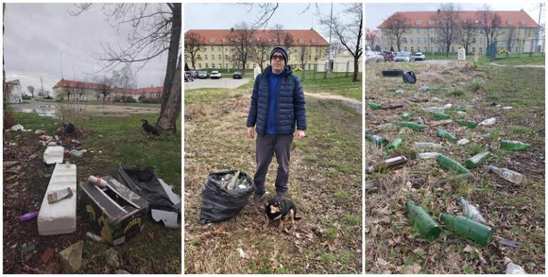 Ekopatrole z Luną: Śmieci nawet przed urzędami [FOTO]