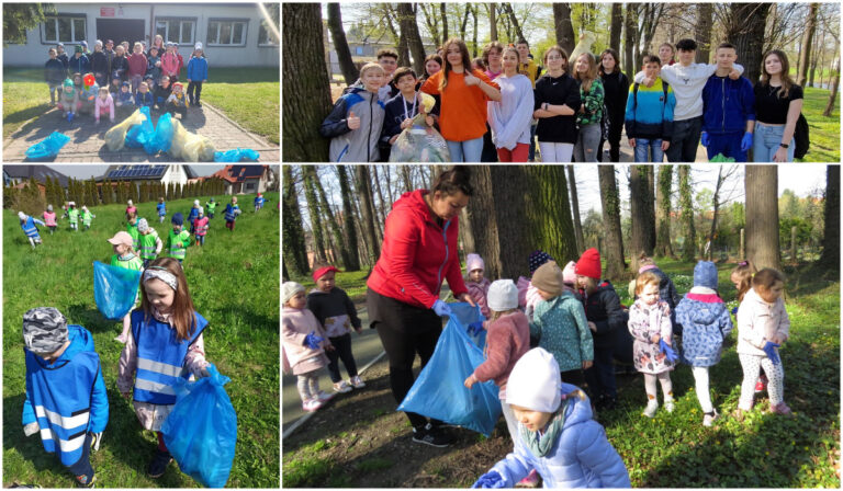 Ruszyli sprzątać świat. W akcji uczniowie i przedszkolaki [FOTO]
