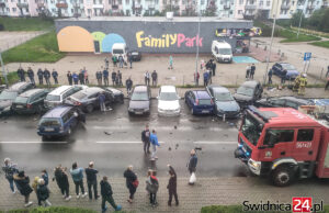 Po pijaku staranował 10 aut. Sprawca najbliższe miesiące spędzi w areszcie