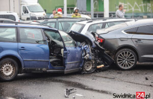 Staranował po pijaku 10 samochodów. Grozi mu nawet 12 lat więzienia