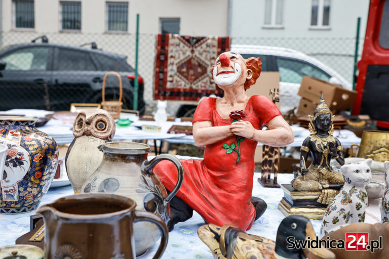 Od porcelany po meble. Giełda staroci ponownie zagościła w centrum Świdnicy [FOTO/VIDEO]