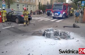 Policja ustaliła tożsamość motocyklisty, który zginął w piątek w Świdnicy