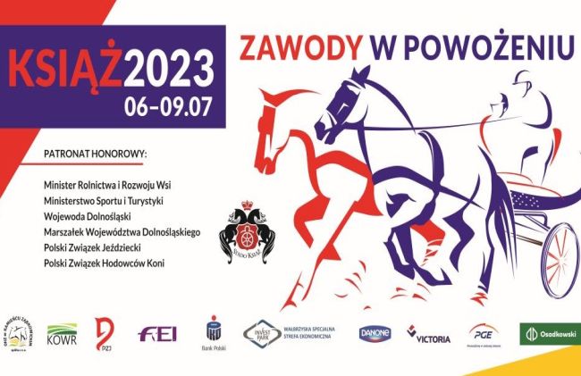 Międzynarodowe Zawody CAI 3, CAI 2 w Powożeniu, Mistrzostwa Polski w Powożeniu Zaprzęgami Jednokonnymi oraz Zawody Krajowe w Powożeniu w Stadzie Ogierów Książ
