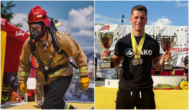 Walczyli o krajowy tytuł „Najtwardszego Strażaka”. Wśród najlepszych ratownik ze Świdnicy [FOTO]