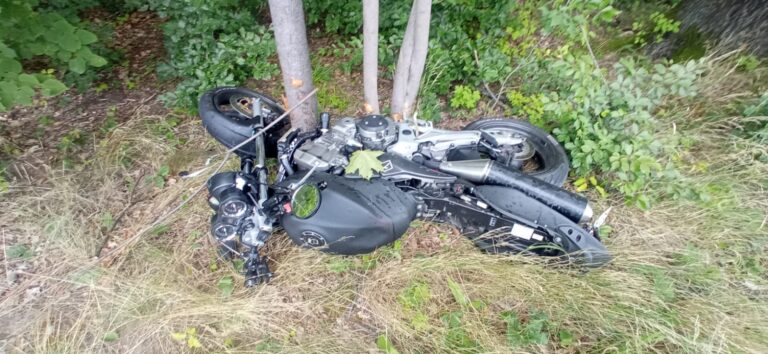 Wypadek motocyklisty, pożar ciężarówki [FOTO]