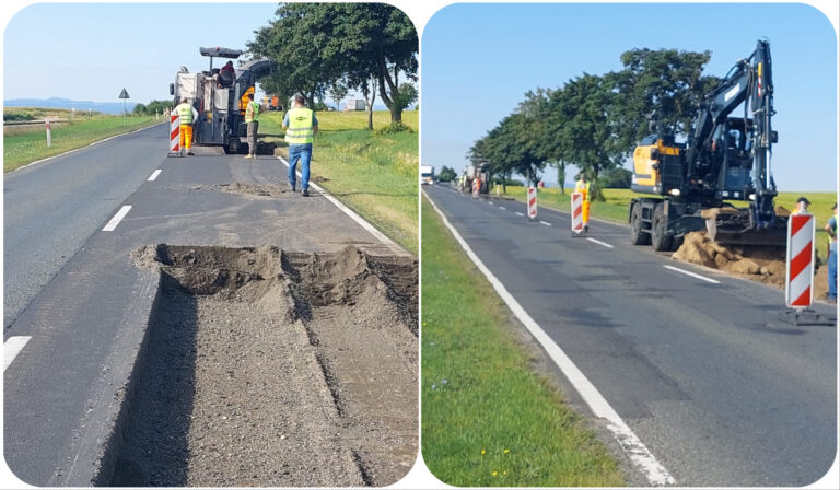 Ruszył częściowy remont krajowej „trzydziestki piątki”. Drogowcy apelują o ostrożność [FOTO]