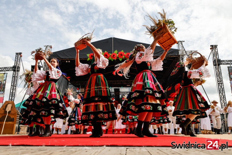 Wojewódzkie dożynki w atmosferze święta, ale bez słowa o sytuacji rolników [FOTO/VIDEO]