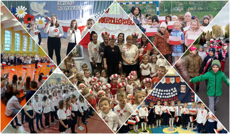 „Szkoła do hymnu”. Uczniowie zaśpiewali dla Niepodległej [FOTO]